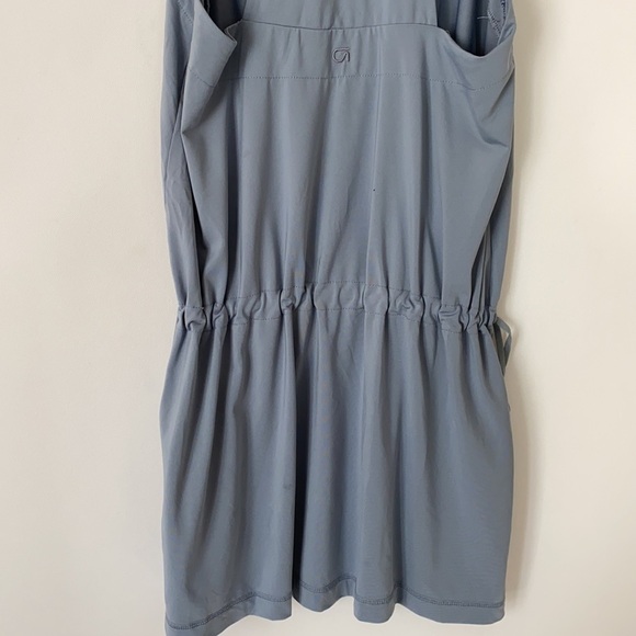 Gap Fit gray and orange cinched waist athletic dress - Picture 5 of 8